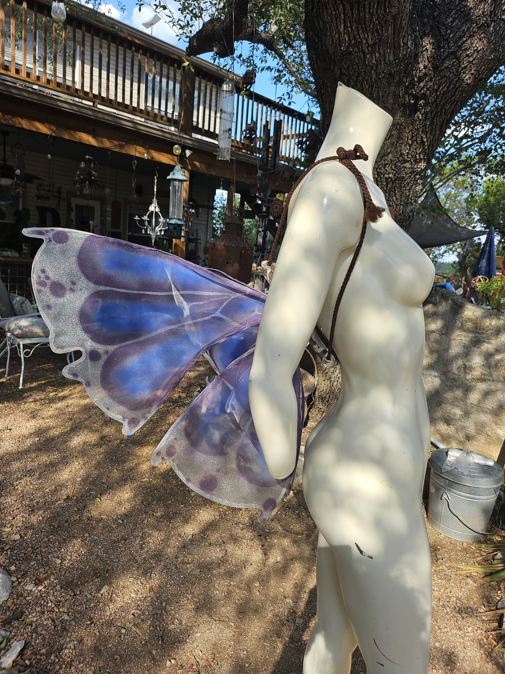 Handmade Fairy Wing Butterfly Halloween Costume Cosplay Accessory in Purple